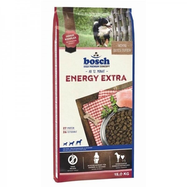  Hrana uscata pentru caini Bosch Adult Energy Extra 15 kg