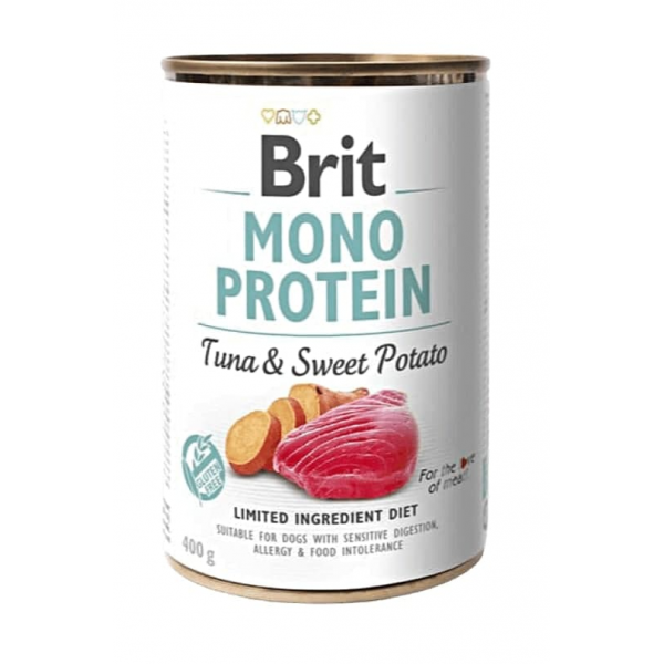 Brit Mono Protein Tuna and Sweet Potato 400 g