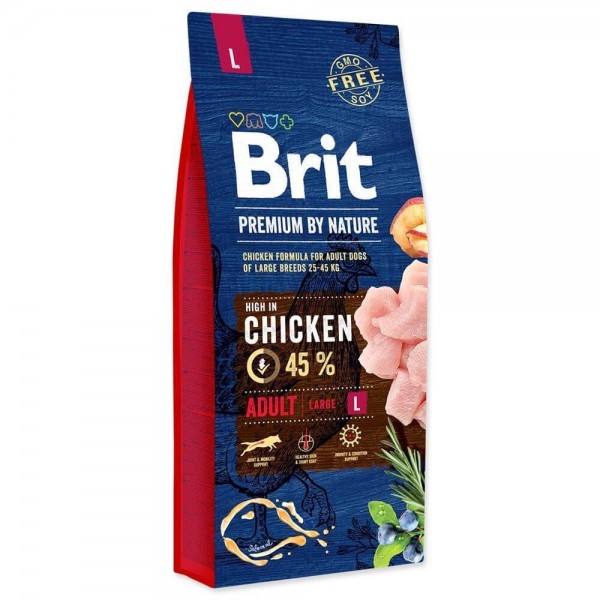 Brit Premium by Nature Adult L 15 kg + 3 kg