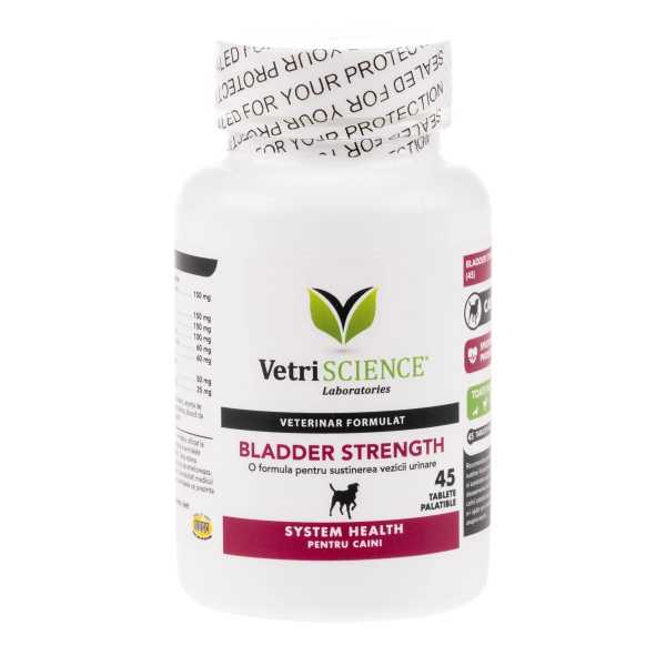 VETRI SCIENCE Bladder Strength, suplimente urinare pentru câini, 45 tablete