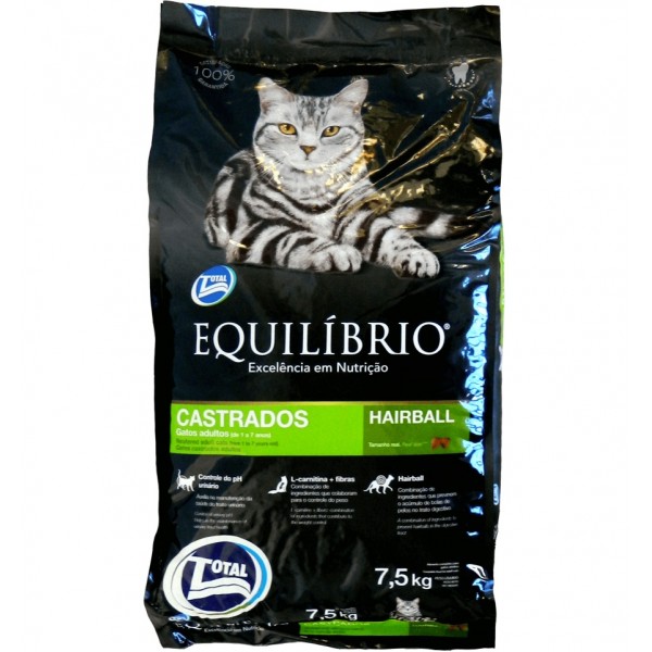 Equilibrio Cats Adult Castrate 7,5 Kg
