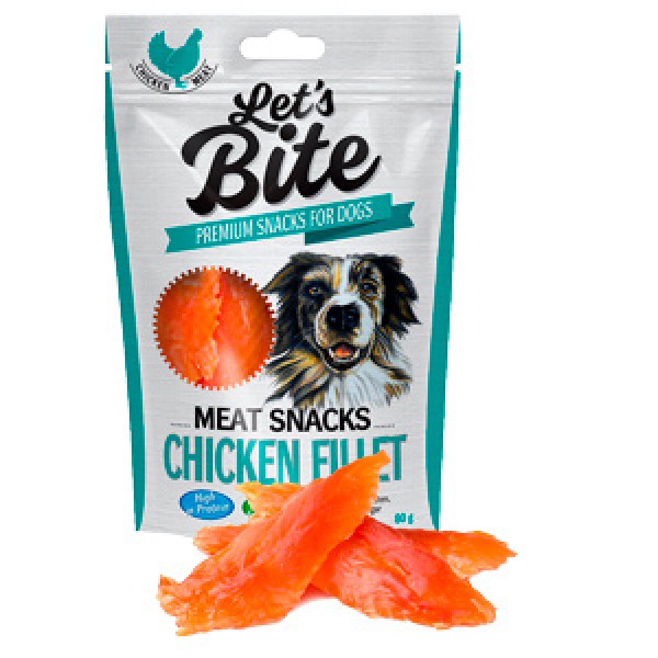 Brit Lets Bite Meat Snacks Chicken Fillet 80 g