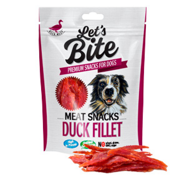 Brit Lets Bite Meat Snacks Duck Fillet 300 g